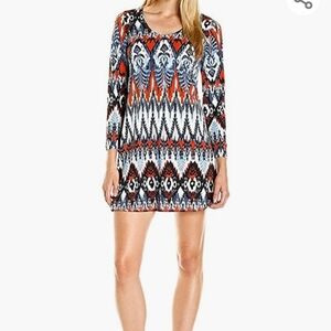 Nwt KAREN KANE strech knit long sleeves dress